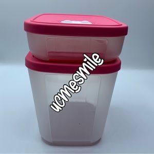 Tupperware FreezeSmart Rectangular Freezer Storage Container Set